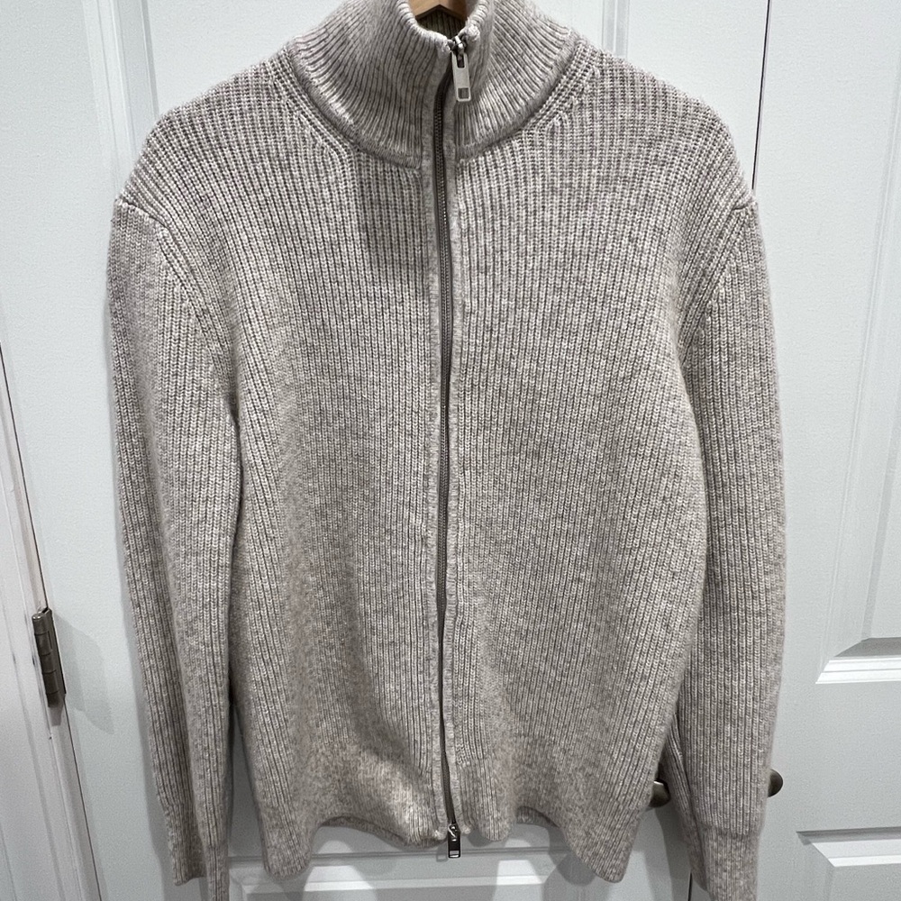 H&M men’s zip up cardigan